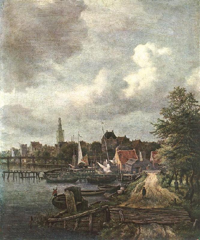 RUISDAEL, Jacob Isaackszon van View of Amsterdam  dh china oil painting image